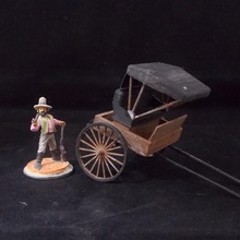 petit chariot jouets Jeux terrain véhicule sauvage docteur Chariot wagon Ouest dispersion 3d print model - Mito3D