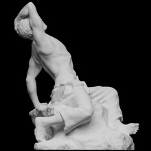 explosion mines scan sculpture france 3dprintable orsay 3d print model - Mito3D