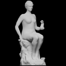 tanagra scan female sculpture france 3dprintable orsay 3d print model - Mito3D
