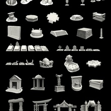 d00 Horus Dekorationen Pack Spielzeuge Spiele 3d print model - Mito3D