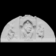 church notre-dame-du-pr scan architecture cap france 3dprintable relief 3d print model - Mito3D