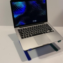 laptop stand gadgets & electronics holder laptopholder laptopriser 3d print model - Mito3D
