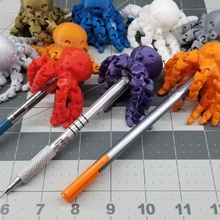 mini octopus pen topper insert toys & games 3d print model - Mito3D