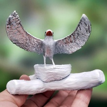 bird freedom toys & games fly nest sculpture silver wings zbrush flying fxpear 3d print model - Mito3D