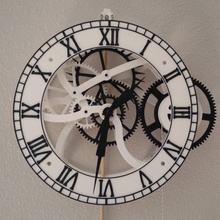 péndulo reloj impreso 3d jardín 3d print model - Mito3D