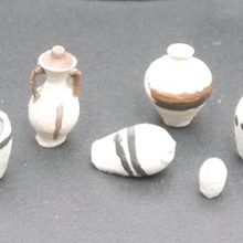 urns toys & games container egyptian fantasy pot terrain vase jar jug urn scatter 3d print model - Mito3D