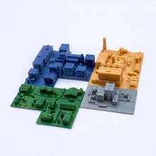 3d Modelli città skyline tavola gioco tavolo edificio edifici 3d print model - Mito3D