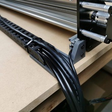 queenbee drag chain mounts build 3d printer rail cnc axis linear dragchain ill josh workbee idim haywood 3d print model - Mito3D