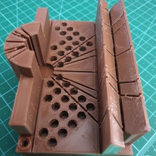 mini escritorio inglete caja tinkercad mitre box craft tool 3d print model - Mito3D