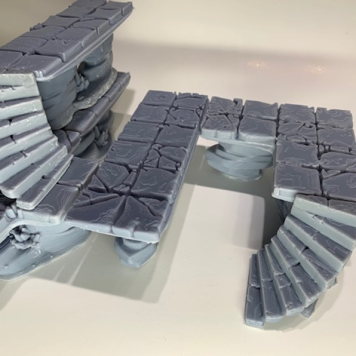 elevato prigione piastrella giocattoli Giochi d ricerca arcadia scenario zombidi esploratore gloomhaven heroquest bardsung decente oscurità massiccia 3D print model - Mito3D