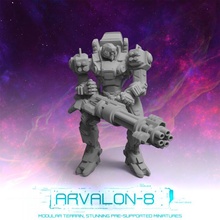 Arvalon 8 prime chasseurs Fredrick jouets Jeux futur miniatures rpg sci stargrave starfinder arvalon8 3d print model - Mito3D