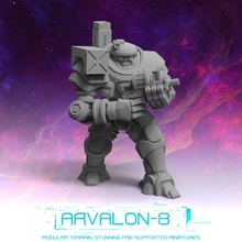 Arvalon 8 Besatzungen Besatzung 4 3 f7 gp9 Spielzeuge Spiele Zukunft Miniaturen Roboter Rollenspiel sci fi Sternengrave Sternsucher arvalon8 3d print model - Mito3D