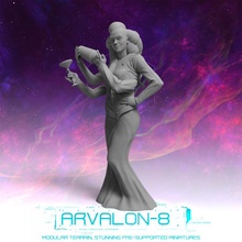 Arvalon 8 Besatzungen Besatzung 5 2 Carla wesk Spielzeuge Spiele Zukunft Miniaturen Rollenspiel sci fi Sternengrave Sternsucher arvalon8 3d print model - Mito3D