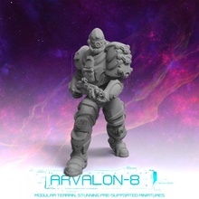 arvalon 8 crews crew 7-1 gix toys & games future rpg sci-fi minitures stargrave starfinder arvalon-8 3d print model - Mito3D