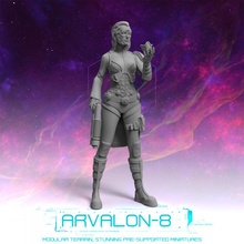 Arvalon 8 Besatzungen Besatzung 4 ankennt Spielzeuge Spiele Zukunft Miniaturen Rollenspiel sci fi Sternengrave Sternsucher arvalon8 3d print model - Mito3D