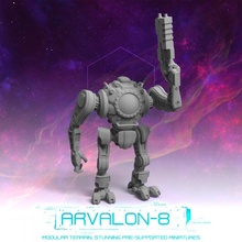 Arvalon 8 tripulações equipe técnica 9 3 Atlas brinquedos jogos futuro miniaturas rpg sci fi stargrave localizador estrelas arvalon 3d print model - Mito3D