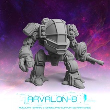 arvalon 8 equipaggi equipaggio 9 4 claymore giocattoli Giochi futuro miniature sci fi stargrave starfinder arvalon8 3d print model - Mito3D
