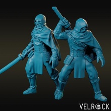 masked assassin katana male toys & games fantasy fighter ninja samurai rogue dungeons dragons 3d print model - Mito3D