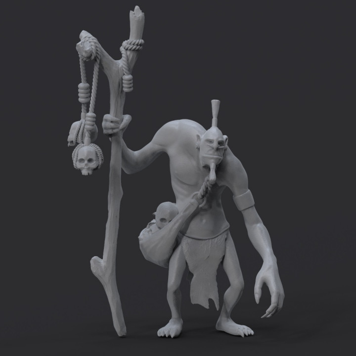dota 2 fanart witch doctor 3D print model - Mito3D