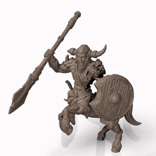centaur chieftain - professionally pre-supported toys & games dnd pathfinder frostgrave pitfighter bloodyswordminiatures 3dprintingpro 3d print model - Mito3D