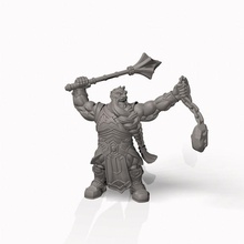 dwarf cleric - professionally pre-supported toys & games dnd pathfinder frostgrave pre-supported pitfighter bloodyswordminiatures 3dprintingpro 3d print model - Mito3D