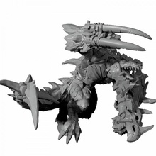lizardman chieftain - professionally pre-supported toys & games dnd pathfinder frostgrave pitfighter 3dprintingpro 3d print model - Mito3D