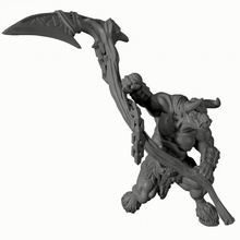 minotaur champion - professionally pre-supported toys & games dnd pathfinder frostgrave pitfighter bloodyswordminiatures 3dprintingpro 3d print model - Mito3D