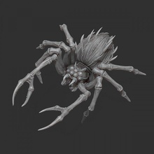 depredador araña profesionalmente pre supported juguetes juegos dnd pionero frostgrave luchador bloodyswordminiatures 3dprintingpro 3d print model - Mito3D