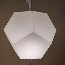 polygone lampe ombre pendaison maison lumière sherman sherme shermluge artbysherm 3d print model - Mito3D
