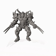 warforged fighter - professionally pre-supported toys & games dnd pathfinder frostgrave pitfighter bloodyswordminiatures 3dprintingpro 3d print model - Mito3D