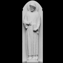 estátua santo andr catedral Varredura arquitetura França Igreja 3dprintable 3d print model - Mito3D