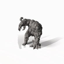 werebear - professionally pre-supported toys & games dnd pathfinder frostgrave pitfighter bloodyswordminiatures 3dprintingpro 3d print model - Mito3D