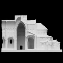paray le Nonne Abtei Scan Architektur Frankreich Kirche 3dprintable 3d print model - Mito3D