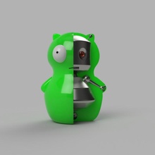 Roboter Kuchi kopi Burger Bob 39 3d print model - Mito3D