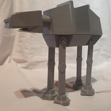 armored transport & garden star toy imperial wars walker at-at 3d print model - Mito3D