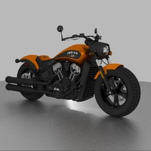 indiano batedor bobber 2020 3d print model - Mito3D