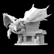 c13 Dragão ruínas legal dados torre brinquedos jogos 3d print model - Mito3D