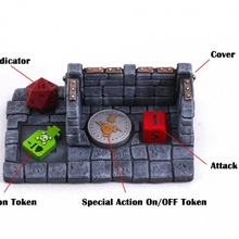 pit fighter game pieces - battle planner tokens toys & games pitfighter bloodyswordminiatures 3d print model - Mito3D