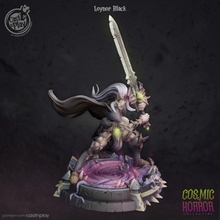 loynor black pre-supported toys & games fantasy horror portal cosmic warlock castnplay hexblade 3d print model - Mito3D