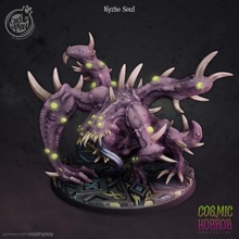 nyzho soul pre-supported toys & games epic fantasy horror monster portal cosmic purple arms glow castnplay 3d print model - Mito3D