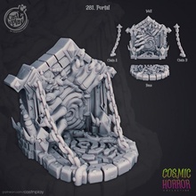 portale pre supported giocattoli Giochi orrore tempio cosmico mostri tentacoli castnplay l 39 altra parte fantasia 3d print model - Mito3D