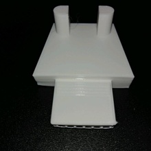 freezer door shelf rail mount 3d print model - Mito3D