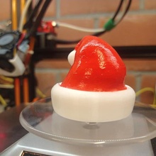 Noel Baba şişe şapka 3d print model - Mito3D
