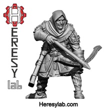 heresylab - ax030 peasant bowman toys & games dragonsdungeonsfantasywarhammerwarriord&dadventurermordheimwarbandheresylabaxia 3d print model - Mito3D