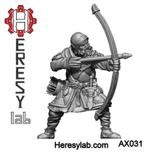 heresylab - ax031 peasant bow 2 toys & games dragonsdungeonsfantasywarhammerwarriord&dadventurermordheimwarbandheresylabaxia 3d print model - Mito3D