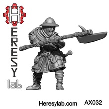 heresylab - ax032 peasant halberd toys & games dragonsdungeonsfantasywarhammerwarriord&dadventurermordheimwarbandheresylabaxia 3d print model - Mito3D