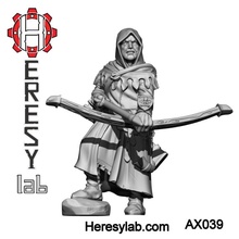 heresylab - ax039 squire bow toys & games dragons dungeons fantasy warhammer warrior d&d adventurer mordheim warband axia 3d print model - Mito3D