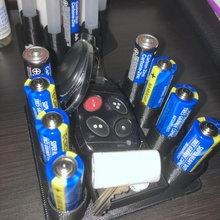aa battery case 3d print model - Mito3D