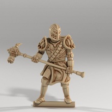 clerc aventurier marteau guerre jouets Jeux dragons donjons héros sorcier dnd voleur éclaireur 3d print model - Mito3D