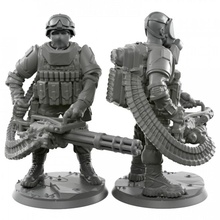 015 minigun brinquedos jogos exército moderno soldado martelo guerra miniatura tampo mesa infantaria 28mm wh40k 32mm 3d print model - Mito3D